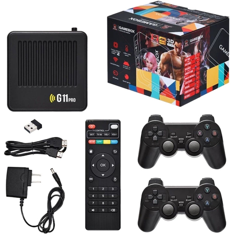 G11 PRO Game Machine TV Box Dual System HDMI HD 4K Retro Arcade, Style: 128G+Charging Handle by buy2fix