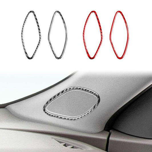 For Chevrolet Malibu 2016-2022 2pcs /Set Left-hand Drive A-pillar Speaker Sticker(Red) - Car Interior Mouldings by buy2fix | Online Shopping UK | buy2fix