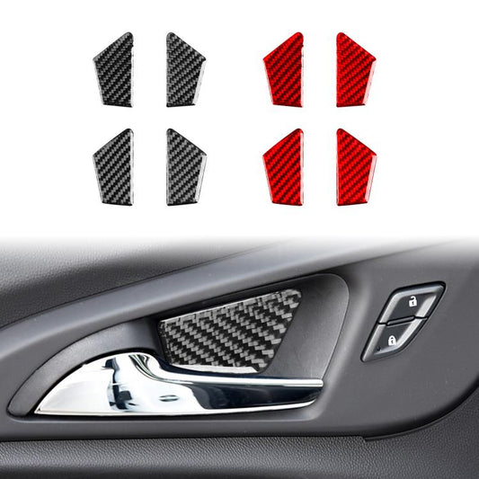 For Chevrolet Malibu 2016-2021 4pcs /Set Left-hand Drive Inner Door Bowl Sticker(Red) - Car Interior Mouldings by buy2fix | Online Shopping UK | buy2fix