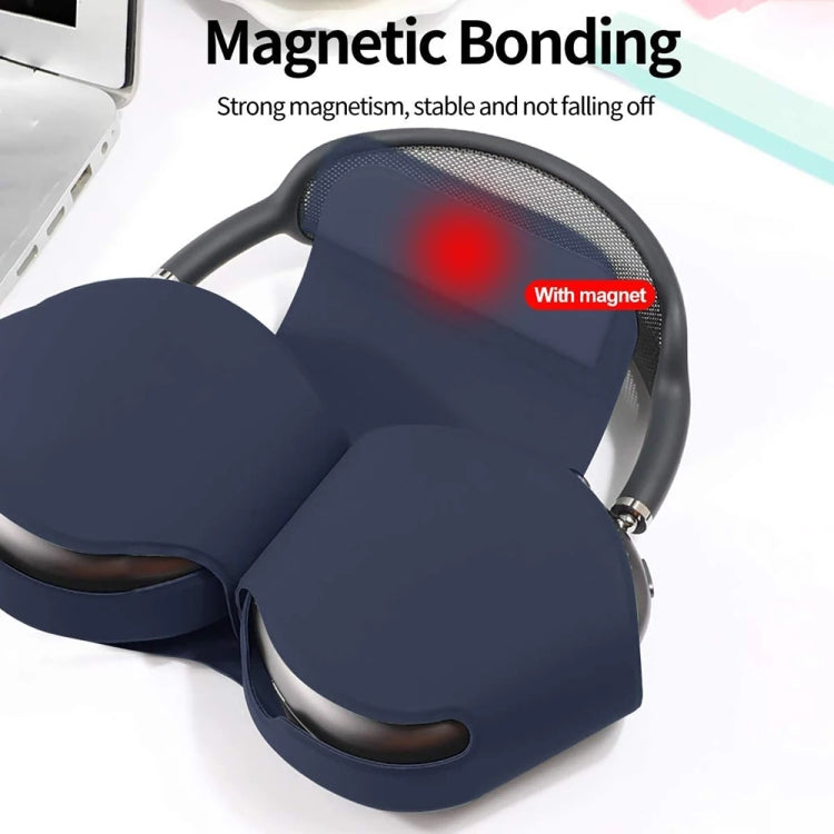 For AirPods Max Headphone Protective Cover Soft Case(Purple) by buy2fix