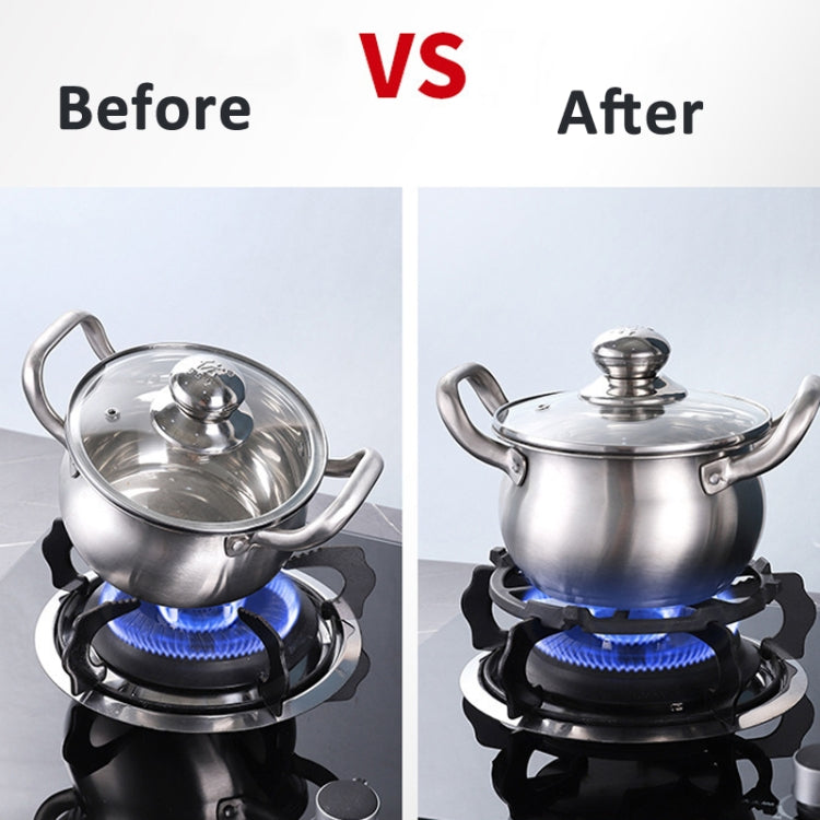 Gas Stove Rack Cast Iron Wok Support Ring Stand for Home Kitchen Cookware Stove(Black) - Cooktop Parts by buy2fix | Online Shopping UK | buy2fix
