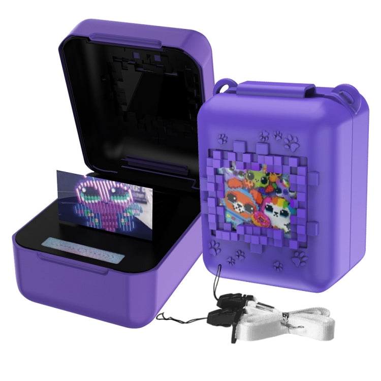 For Bitzee Pet Machine Silicone Anti-Shock And Anti-Fall Protective Cover All-Inclusive Case(Purple) - Cases by buy2fix | Online Shopping UK | buy2fix