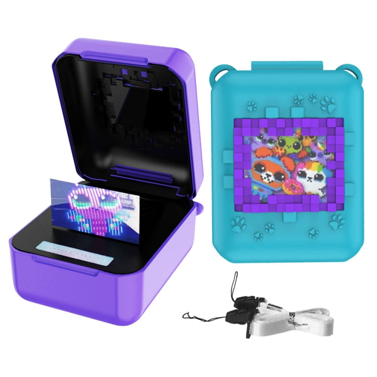 For Bitzee Pet Machine Silicone Anti-Shock And Anti-Fall Protective Cover All-Inclusive Case(Purple) - Cases by buy2fix | Online Shopping UK | buy2fix
