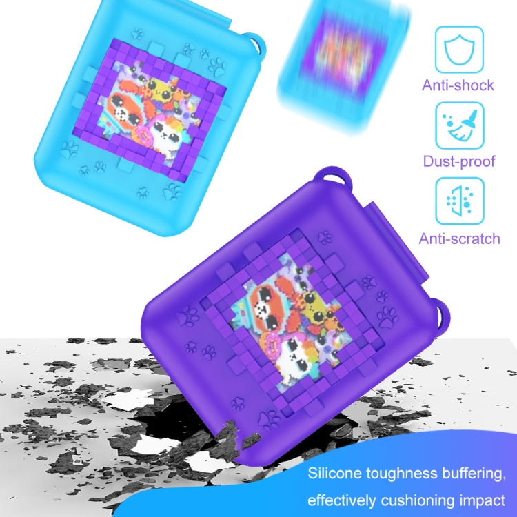 For Bitzee Pet Machine Silicone Anti-Shock And Anti-Fall Protective Cover All-Inclusive Case(Purple) - Cases by buy2fix | Online Shopping UK | buy2fix