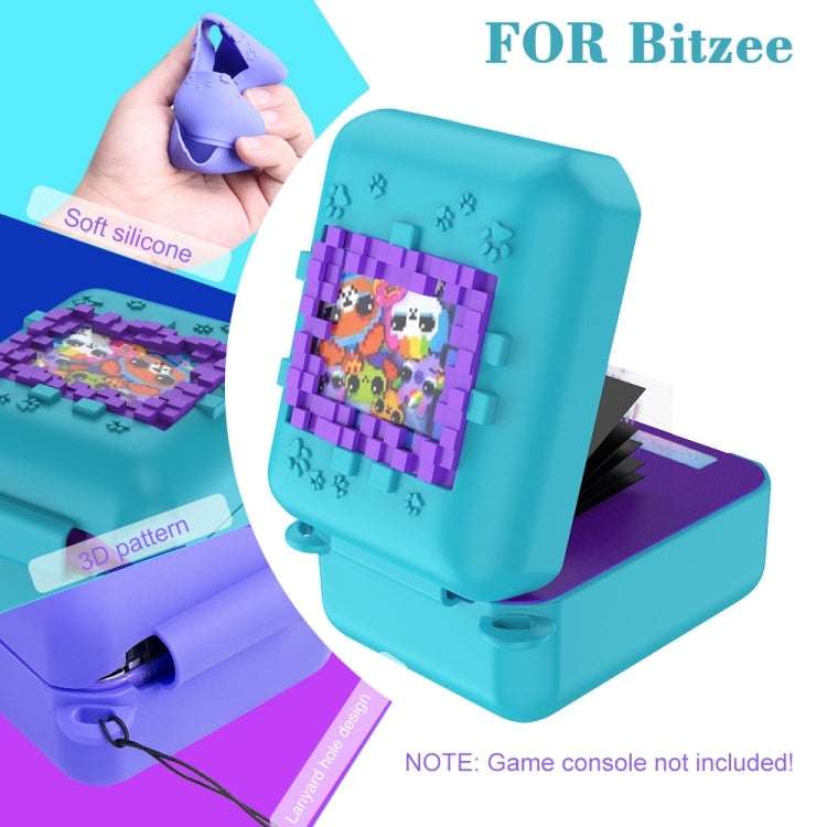 For Bitzee Pet Machine Silicone Anti-Shock And Anti-Fall Protective Cover All-Inclusive Case(Purple) - Cases by buy2fix | Online Shopping UK | buy2fix