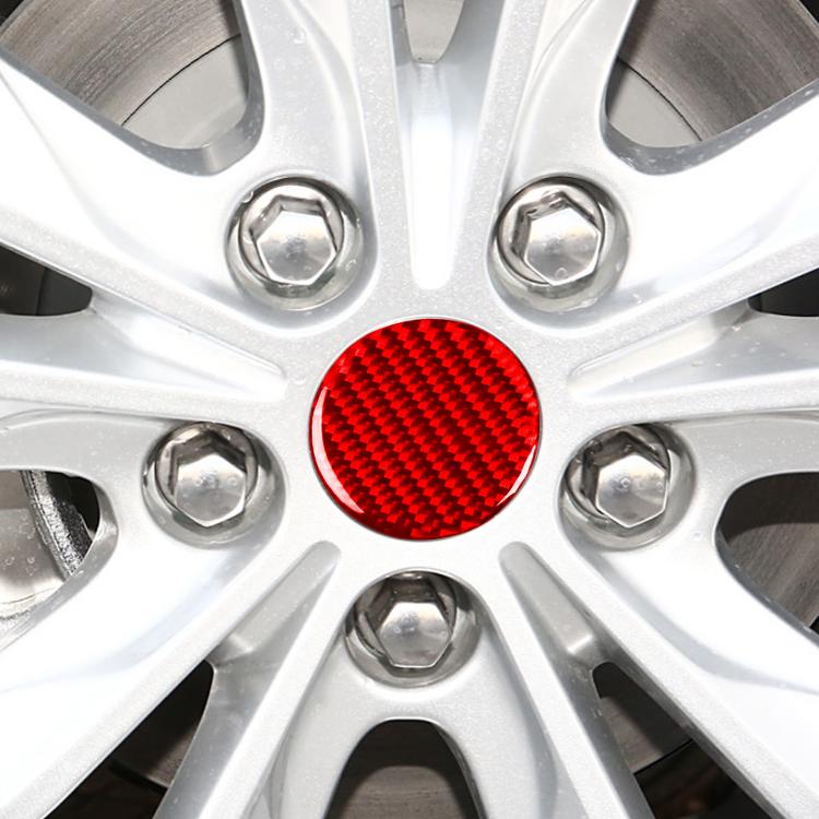 For Chevrolet Malibu 2016-2024 4pcs /Set Left-hand Drive Wheel Hub Sticker(Black) - Car Interior Mouldings by buy2fix | Online Shopping UK | buy2fix