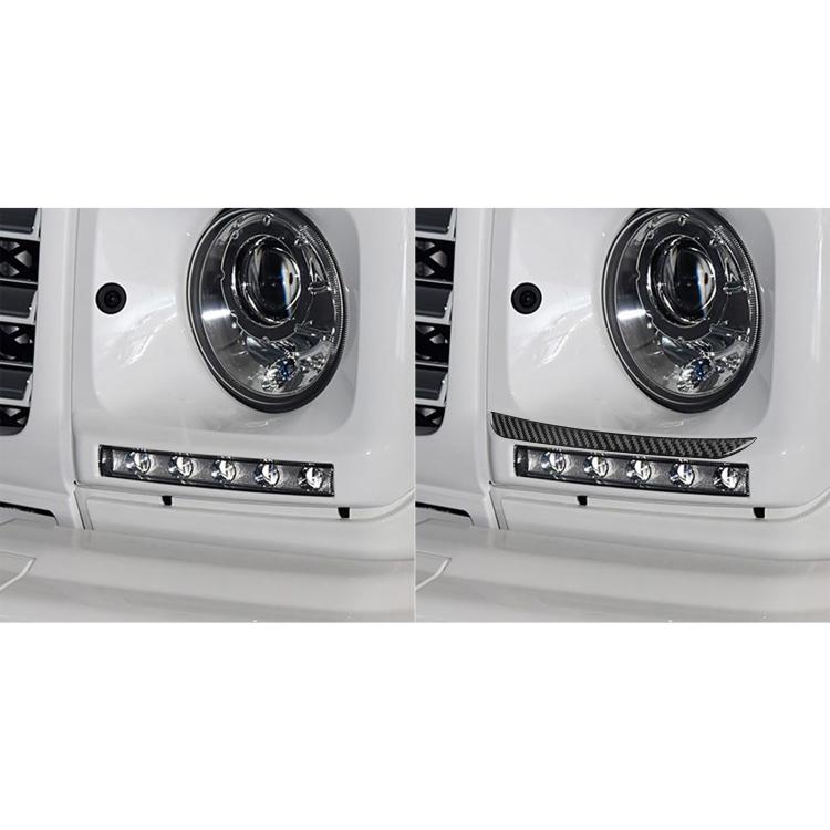 For Mercedes-Benz G-Class W463 2pcs /Set Eyebrow Sticker(Red) - Car Interior Mouldings by buy2fix | Online Shopping UK | buy2fix