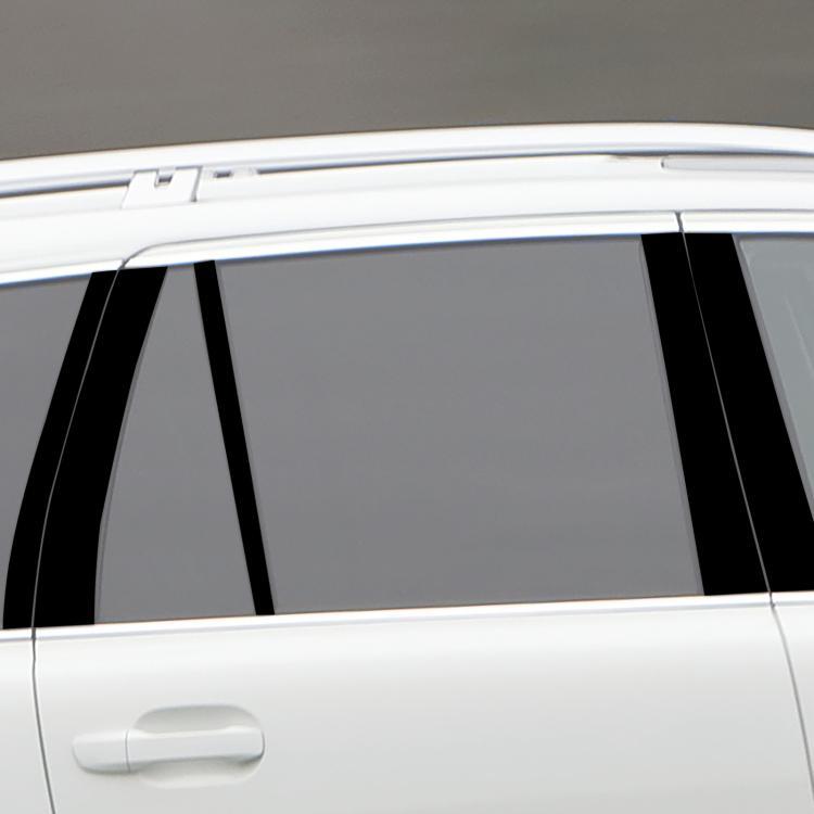 For 2003-2014 Volvo XC90 10pcs /Set Universal B-pillar Decorative Sticker for Left and Right Drive(Black) - Car Interior Mouldings by buy2fix | Online Shopping UK | buy2fix