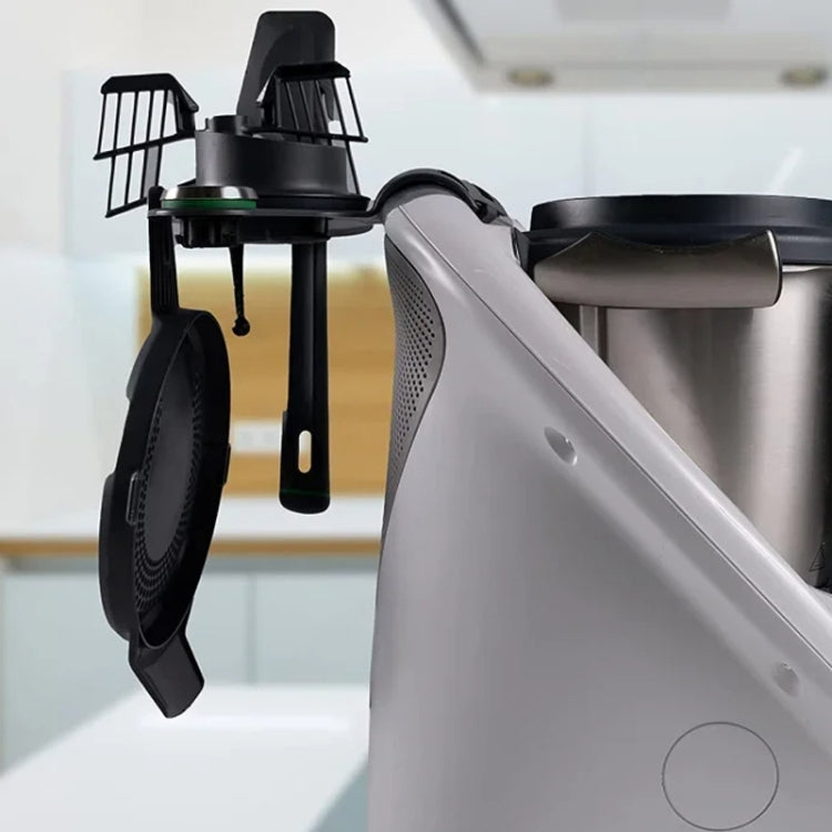 For Thermomix TM5 TM6 Storage Rack Holder Food Processor Accessories(Black) by buy2fix