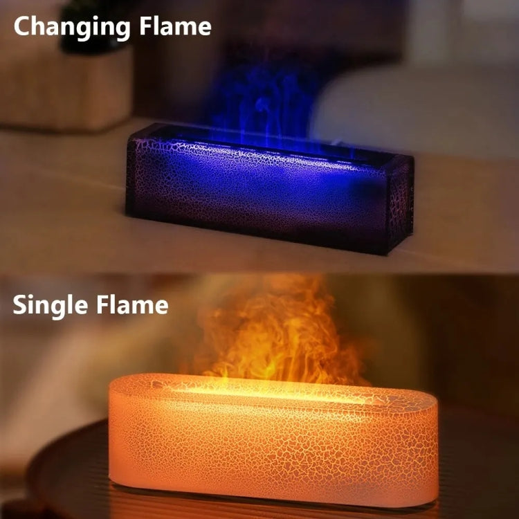 Lava Flame Aromatherapy Machine Air Atomizing Humidifier With Colorful Light, Model: DQ709 PRO Black - Air Purifiers & Accessories by buy2fix | Online Shopping UK | buy2fix