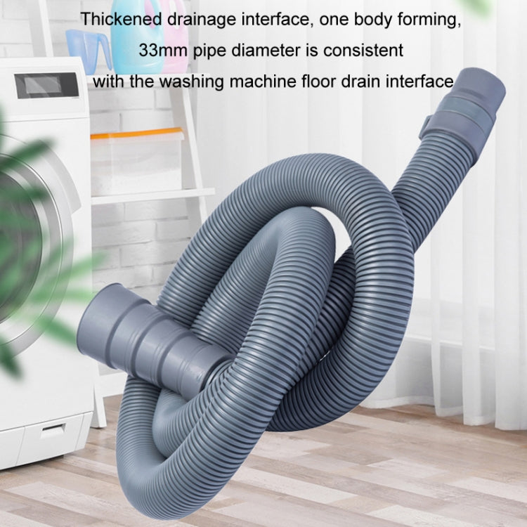 2m Thickened Drum Washing Machine High Elastic Extended Drain Pipe by buy2fix