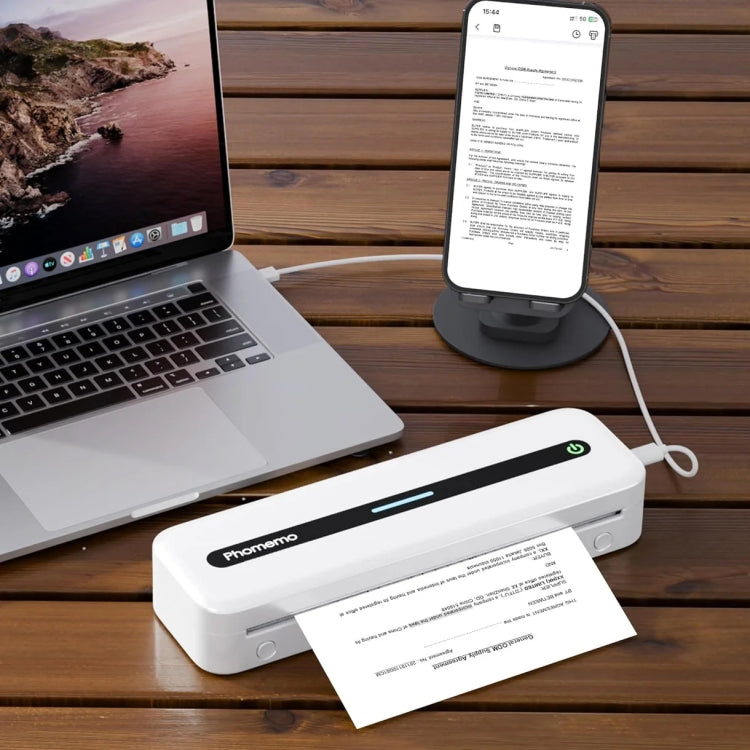 Phomemo 3rolls /Box 80mm Writing Quick-Drying Thermal Paper 10-Year Long-Lasting For M832 / M833 / M834 / M835 Printer by buy2fix