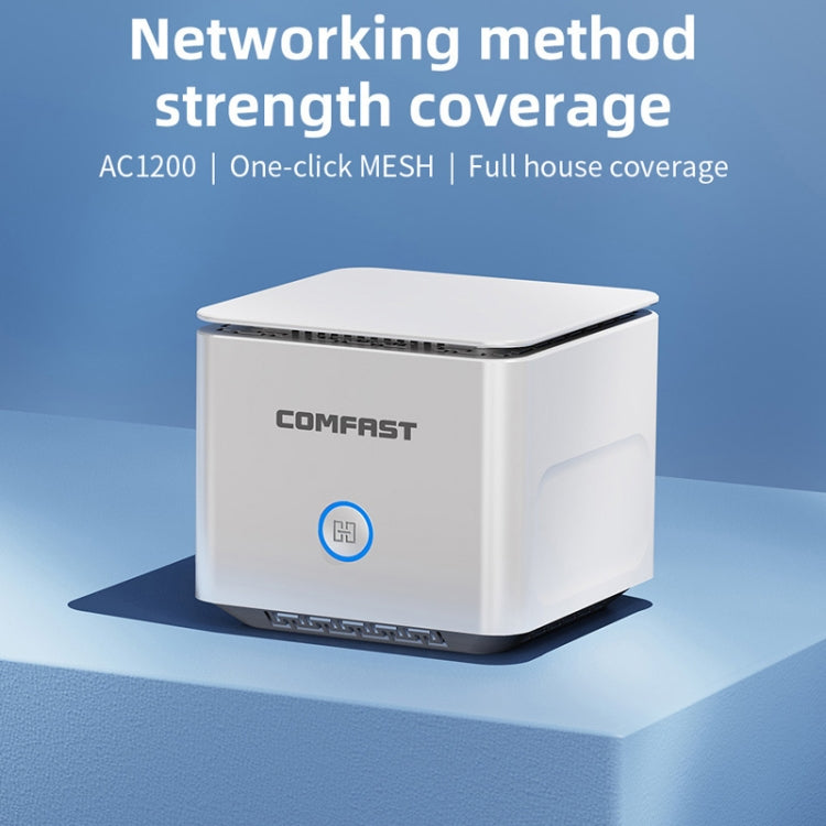 COMFAST CF-WR651AC AC1200 Mesh Wireless Router 2.4G&5G Wi-Fi Repeater Amplifier - Wireless Routers by COMFAST | Online Shopping UK | buy2fix