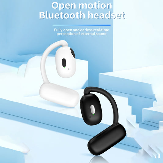 Bluetooth V5.4 Hanging Ear Wireless Earbuds Stereo Sound Headphones(Black) by buy2fix