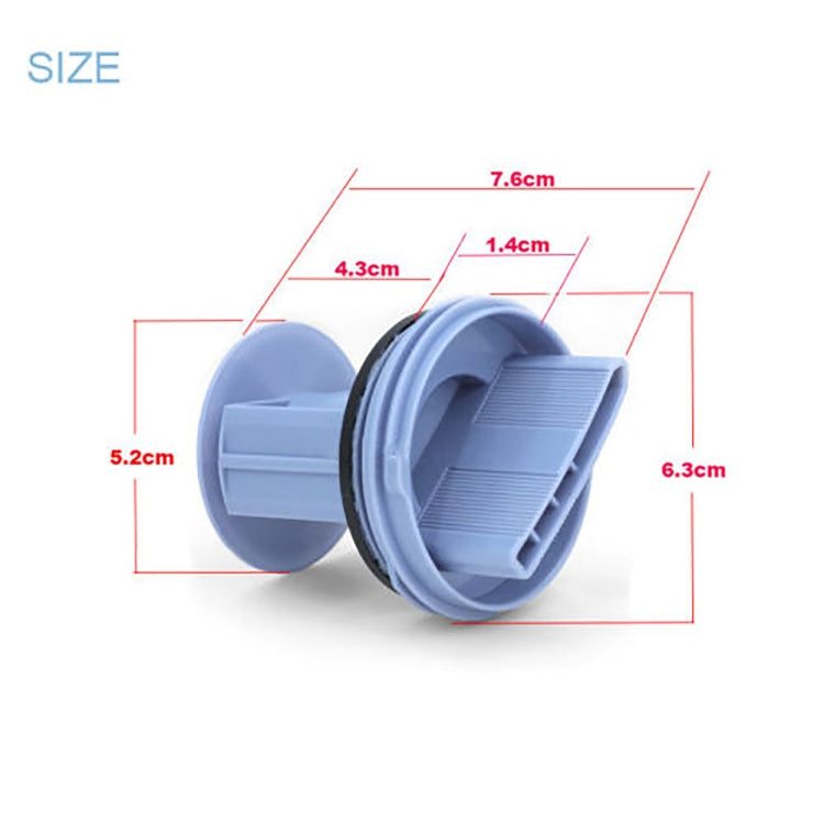 For Siemens Bosch WM1095/1065 WD7205 Washing Machine Drainage Pump Drain Outlet Seal Cover Plug(White) - Washing Machine Parts by buy2fix | Online Shopping UK | buy2fix