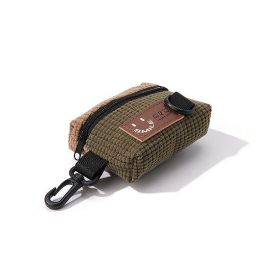 Corduroy Outdoor Cycling Hanging Bag Earphone Portable Storage Sports Bag Universal Bag Hanger by buy2fix