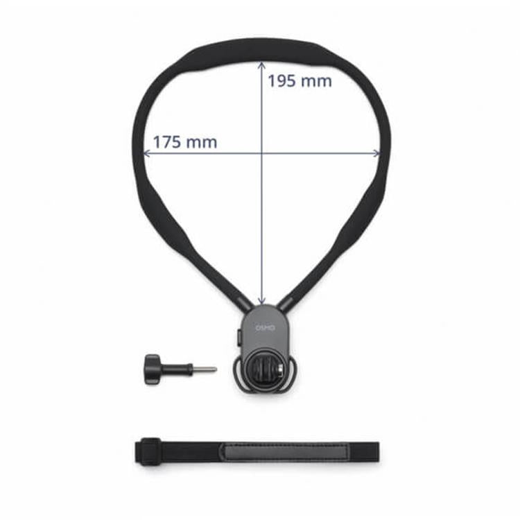 Original DJI Osmo 360 / Action 3 / Action 4 / Action 5 Pro Neck Strap Mount Max - Mount & Holder by DJI | Online Shopping UK | buy2fix