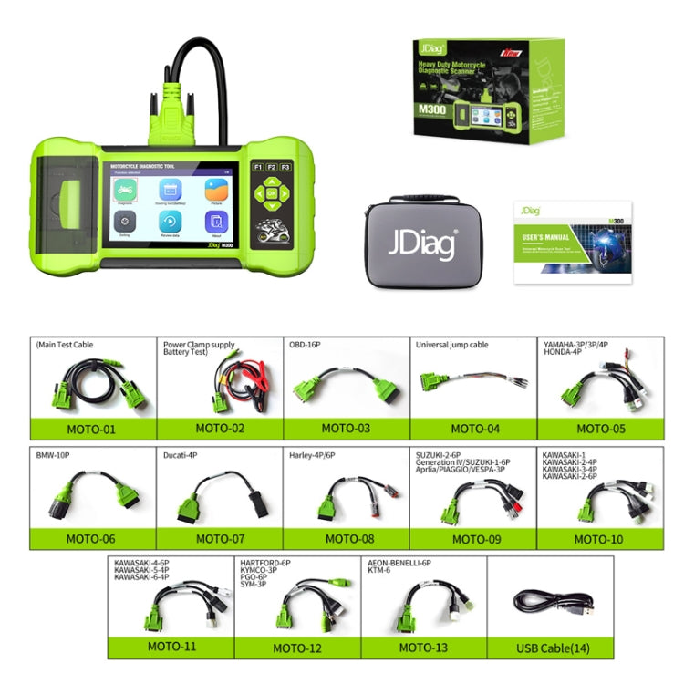 For Harley/Ducati/BMW JDiag Intelligent Heavy Duty Machine Tester by JDiag