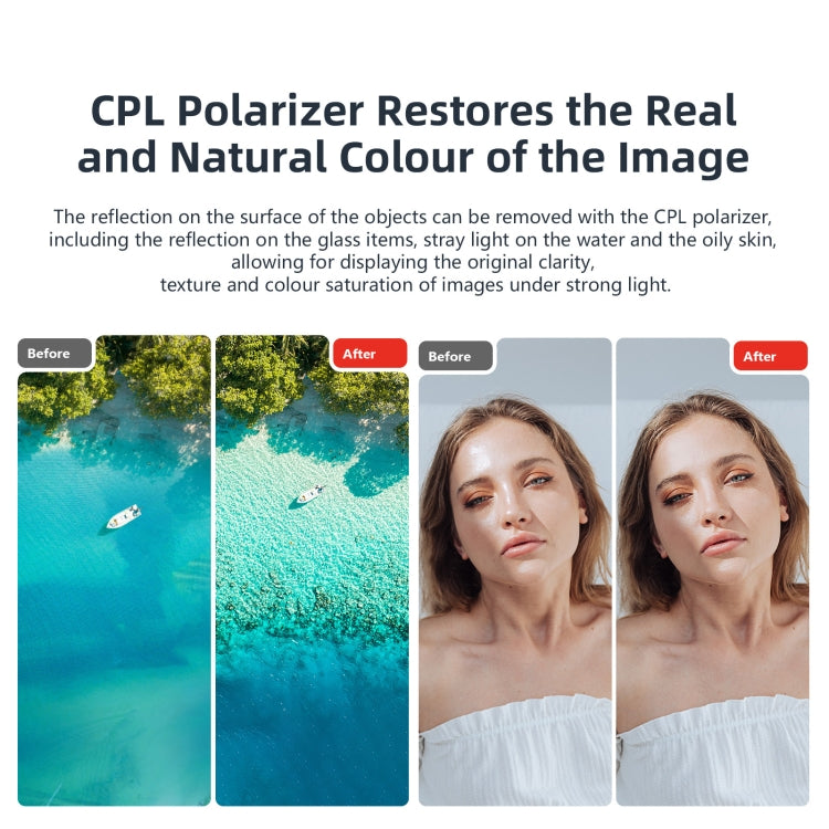 For DJI Osmo Pocket 3 aMagisn HD Double Sided Coated Filters Sports Camera Protective Goggles, Style: ND16+ND64+ND256 + CPL by aMagisn