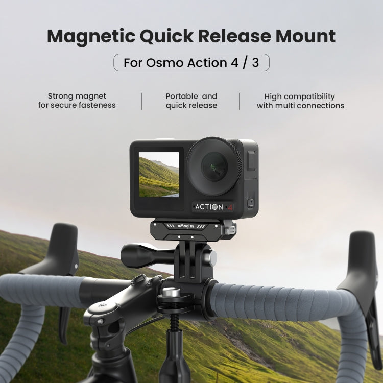 For DJI Osmo 360 / Action 5 Pro / Action 4 / Action 3 aMagisn Magnetic Fast Disassembly Motion Camera Accessories by aMagisn