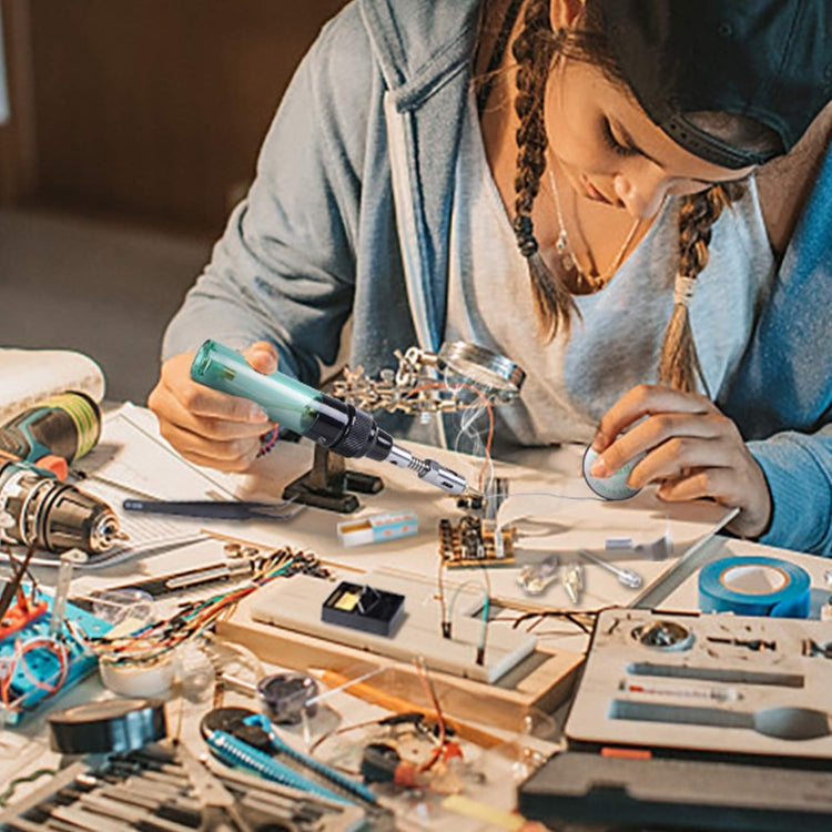 13pcs /Set Pen Type 3 In 1 Gas Soldering Iron Multi-function Gas Soldering Iron Set(Transparent Yellow) - Soldering Iron Set by buy2fix | Online Shopping UK | buy2fix