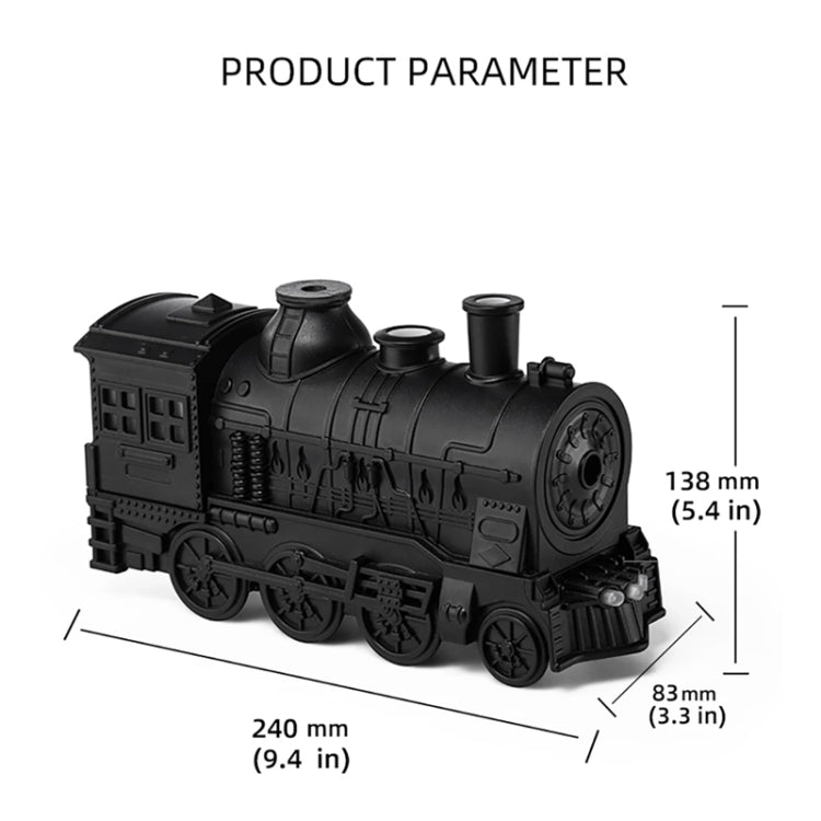 300ml Small Train Essential Oil Diffuser Humidifier With Remote Control AU Plug by buy2fix