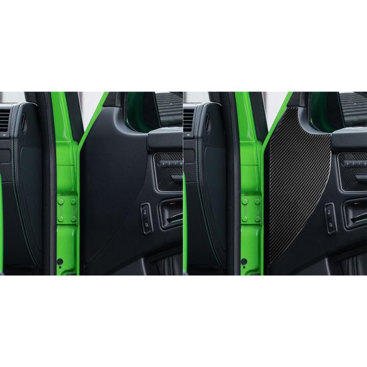 For Mercedes-Benz G-Class W463 2pcs /Set Door Slot Decorative Sticker(Black) - Car Interior Mouldings by buy2fix | Online Shopping UK | buy2fix