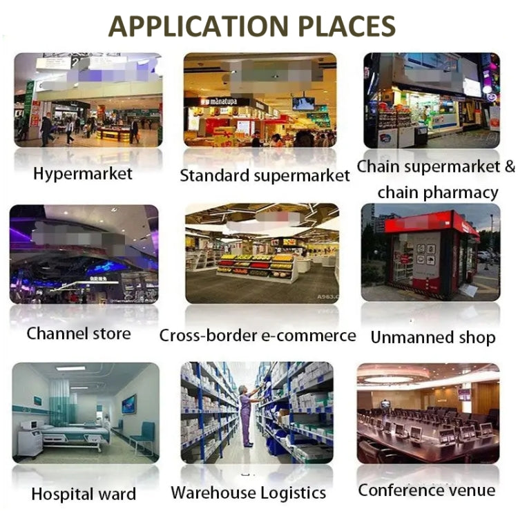 2.1 Inch E-ink Screen Bluetooth Smart Electronic Labels Support Custom Text/Picture/QR Code/Barcode by buy2fix