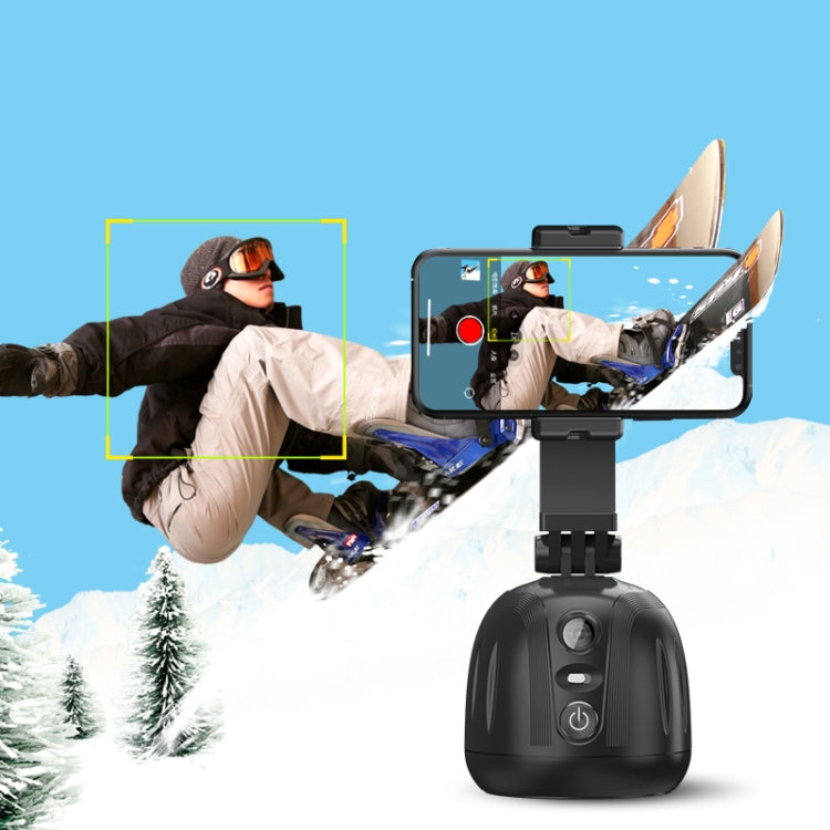 360 Degree Intelligent Follow Live Video Recording Desktop Stabilizer(White) by buy2fix