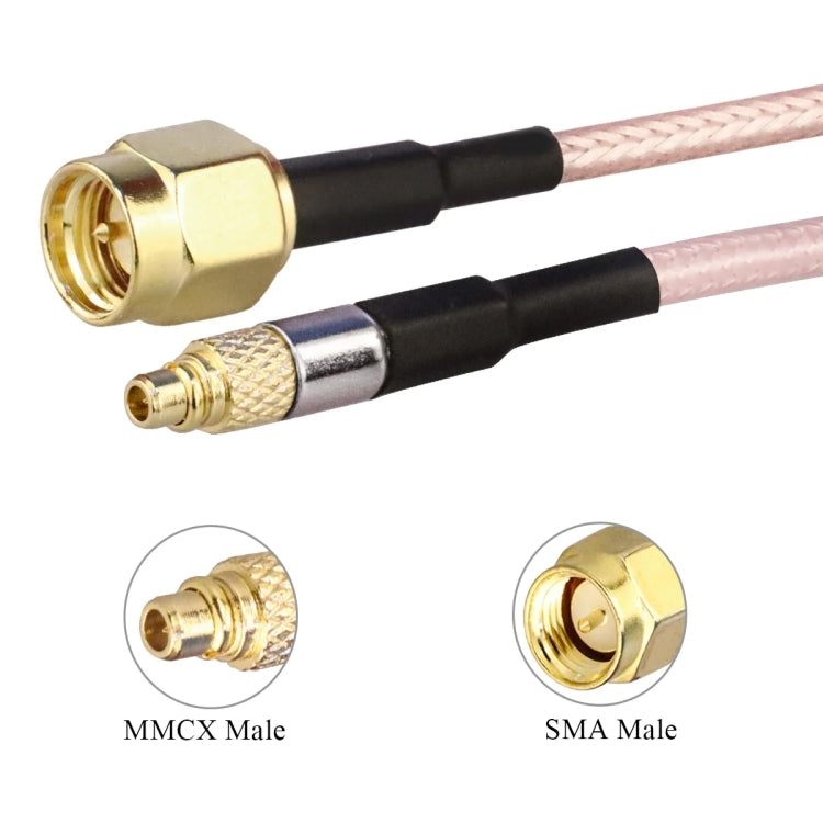 SMA Female To MMCX Male RG316 15cm Coaxial Extension Cable SMA To MMCX Adapter Cable by buy2fix