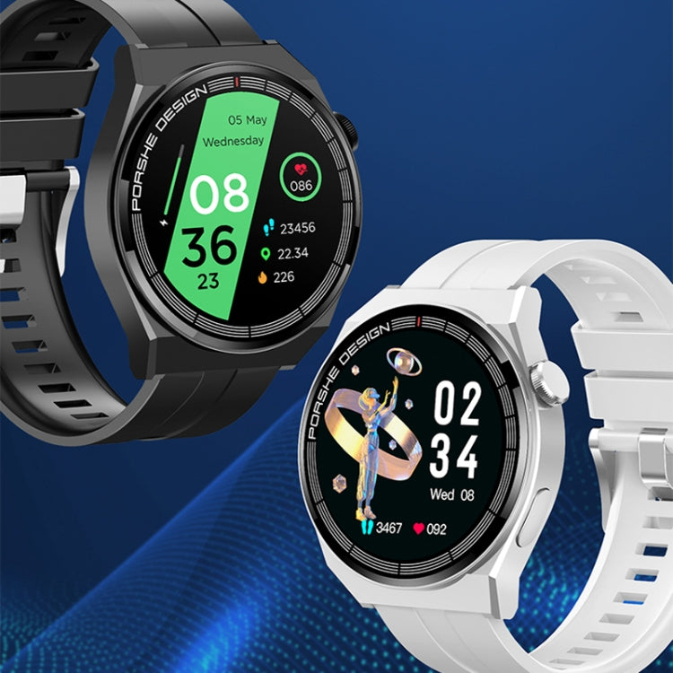 GT3Pro 1.28-Inch Health Monitoring Bluetooth Call Smart Watch With NFC, Color: Black Silicone - Smart Watches by buy2fix | Online Shopping UK | buy2fix