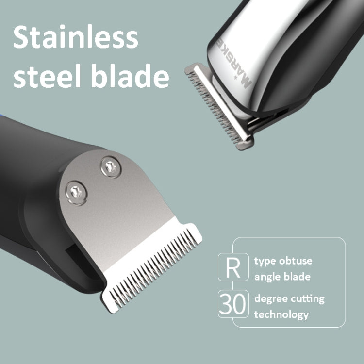 MARSKE 6 In 1 Hair Clipper Grooming Set Rechargeable Razor Carving Nose Hair Trimmer US Plug - Shavers & Accessories by MARSKE | Online Shopping UK | buy2fix