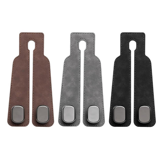 Car Seat Mack Multifunctional Metal Hook Mobile Phone Holder, Style: No Mark(Brown) by buy2fix