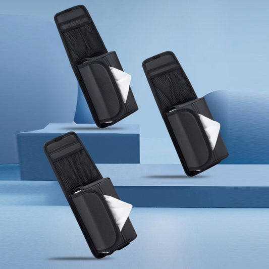 Car Seat Side Storage Hanging Bag Tissue Box, Model: H322 Grain Pattern by buy2fix