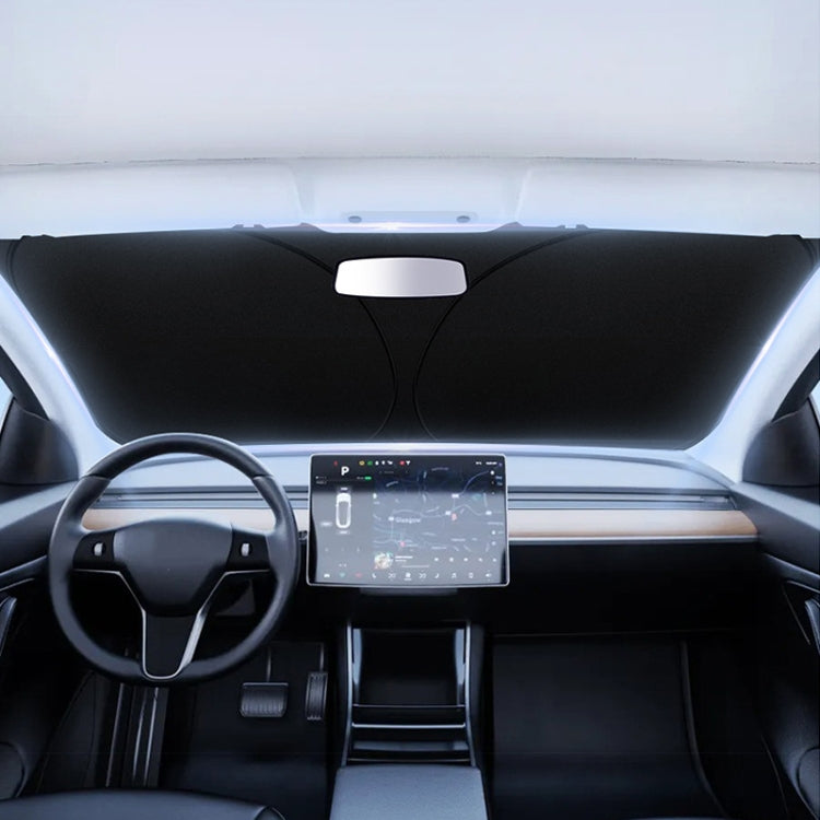 Car Front Windshield Heat Insulation Sun Protection Visor, Specification: Large Front Baffle + 4 Side Baffles by buy2fix