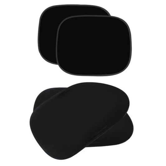 1pair 44x38cm Car Electrostatic Window Folding Light-proof Sun Protection Sunshade by buy2fix