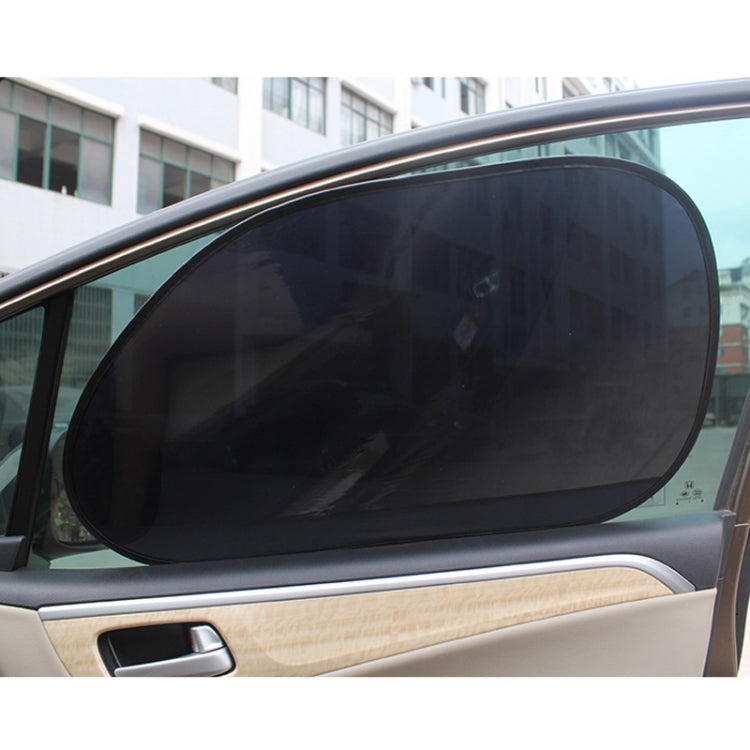 1pair 44x38cm Car Electrostatic Window Folding Light-proof Sun Protection Sunshade by buy2fix