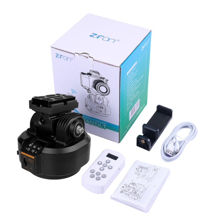 ZIFON YT-2000 Intelligent Electric Gimbal Rocker Panoramic Rotation Face Tracking Cell Phone Camera Live Streaming Artifact(Standard) by ZIFON