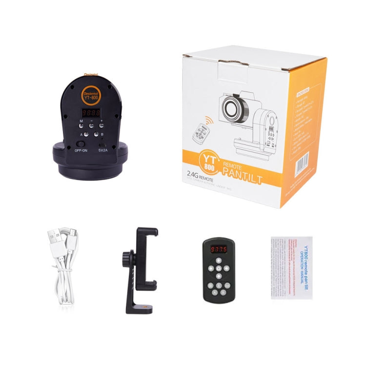 Desiontal YT-800 Cell Phone Camera Remote Control Gimbal 360 Rotation Panoramic Shooting Stabilizer(Standard) by Desiontal