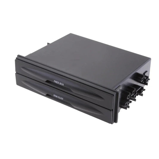 Car Audio Modified Multi-purpose Storage Box Cup Holder(Double-layer Box) by buy2fix