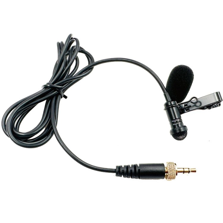 3.5mm Straight Internal Thread Plug Wireless Transmitting Lavalier Microphone, Length: 1.5m(Sponge Cover+Rabbit Fur Windproof Cover) by buy2fix