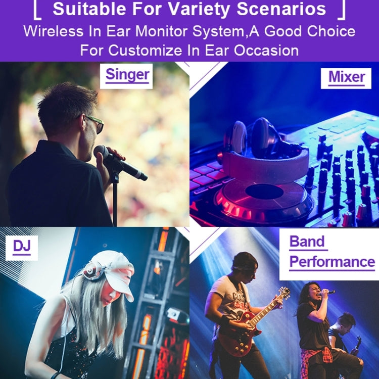 M-VAVE WP-10 Wireless Monitor Ear Return, Style: Single Transmitter by M-VAVE