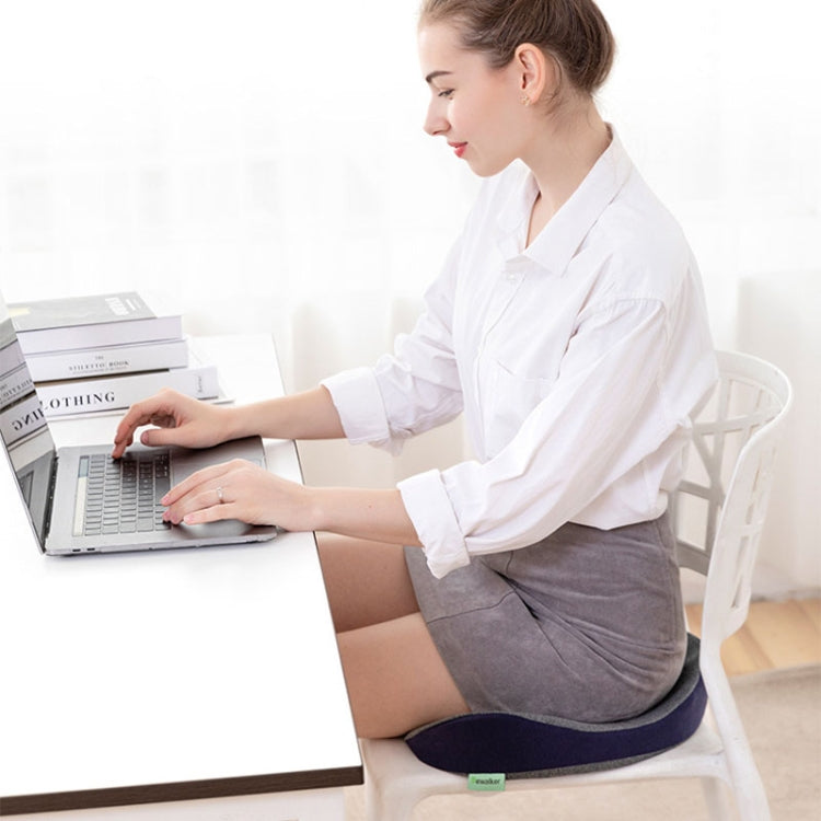 BEWALKER Memory Foam Office Seat Cushion Heart Shape Hip Chair Cushion(Pink) by BEWALKER