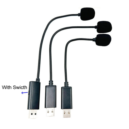 4.0x205mm USB Direct Plug Computer Live Video Conference Microphone by buy2fix