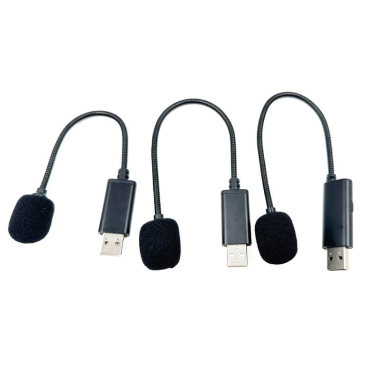 4.0x255mm With Switch USB Direct Plug Computer Live Video Conference Microphone by buy2fix