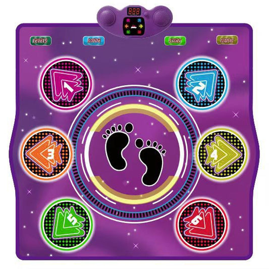 6 Buttons Dance Mat Toys For Kids With Bluetooth / AUX And Built In Music 6 Modes Step Floor Mat - Others by buy2fix | Online Shopping UK | buy2fix