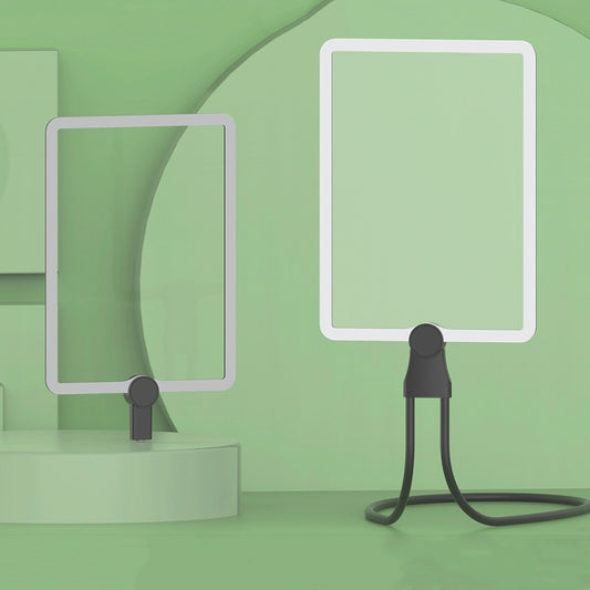 8039-5 LED Light Multifunctional Charging Hanging Neck Handheld Reading Magnifying Glass(Black) by buy2fix