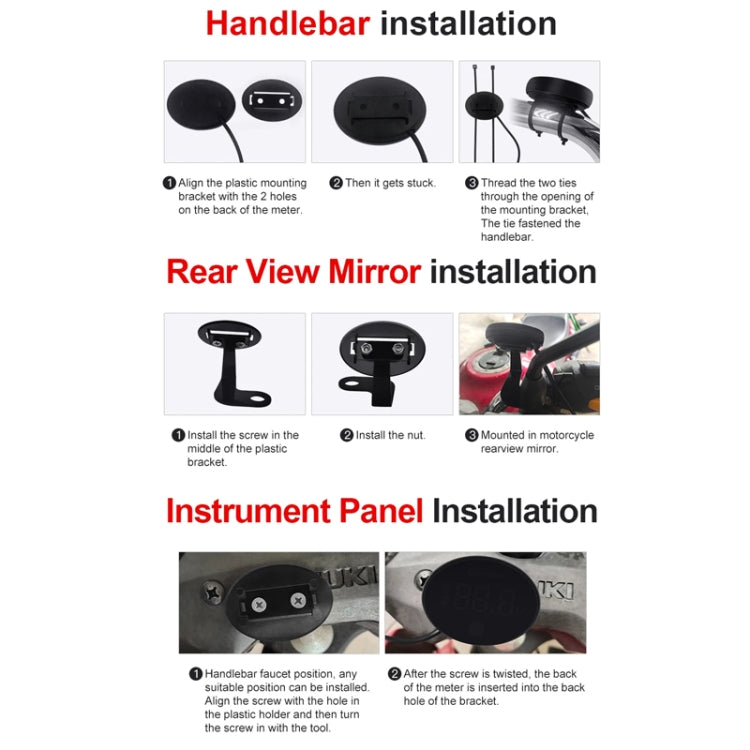 Morfayer Locomotive Multi-function Voltmeter, Red, Specification: Voltmeter Function by Morfayer