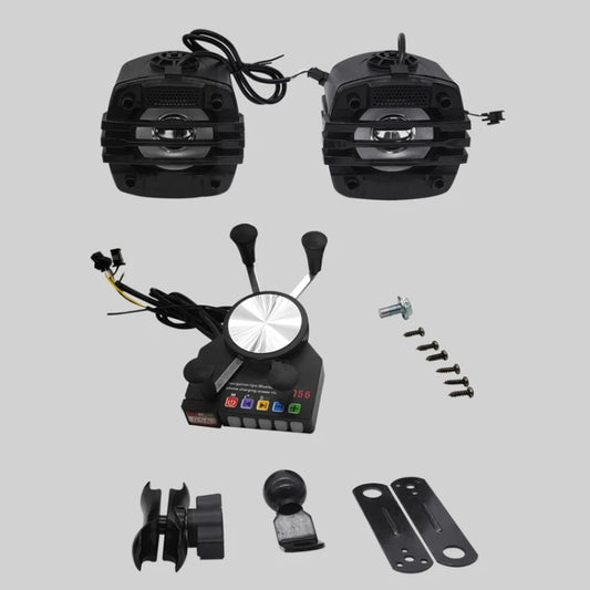 Motorcycle Mobile Phone Charging Stand With Bluetooth MP3 Speaker(YL-056) by buy2fix