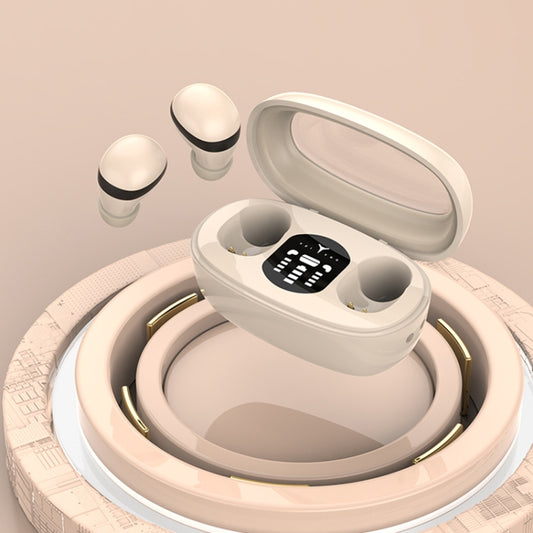 Mini TWS Bluetooth Earphones With Rectangular Bin Noise Reduction Long Life Sleep Wireless Music Earbuds(White) by buy2fix